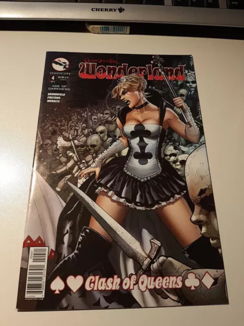 US ZENESCOPE Grimm Fairy Tales Wonderland Clash of Queens (2014) #4 D COVER VAR.