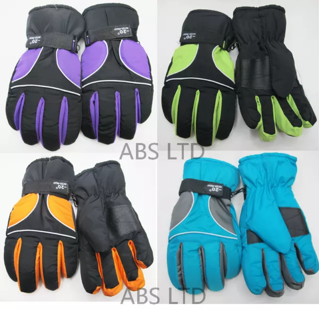 Men and Women Winter Gloves Ski Snowboard Snow Thermal Waterproof Unisex