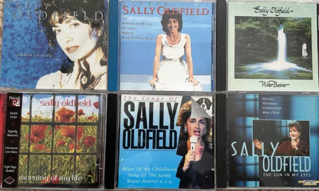 6 CD´s von SALLY OLDFIELD ( 5 Album & Maxi-Single) im Paket