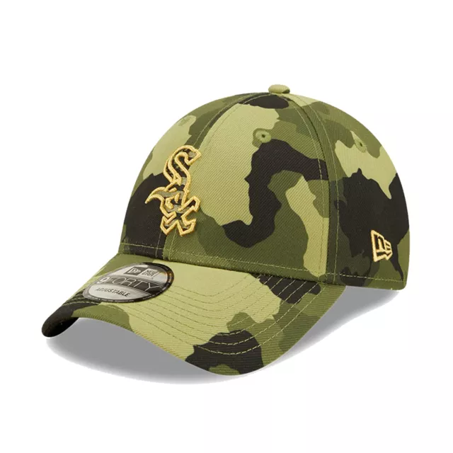 New Era Cap Men's MLB Chicago White Sox Armed Forces Camo 9FORTY Snapback Hat