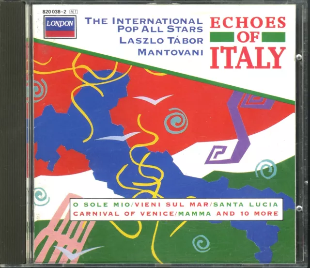 ECHOES OF ITALY CD (1984) [NM/VG] Mantovani / Laslo Tábor Orchestra