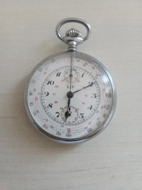 Cadran Montre Chronographe Lip Vintage 300 Km/h - Occasion - Thème Automobile