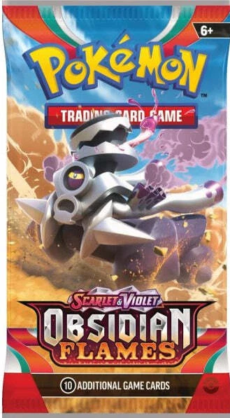 Pokémon Booster Singolo Fiamme Scarlatta & Viola Ossidiana Inglese