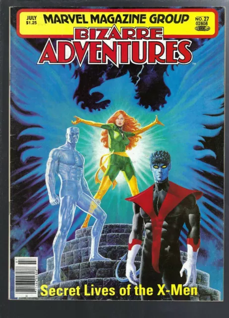 Bizarre Adventures   27  -  Secret Lives Of The Xmen   -  Marvel Magazine Series