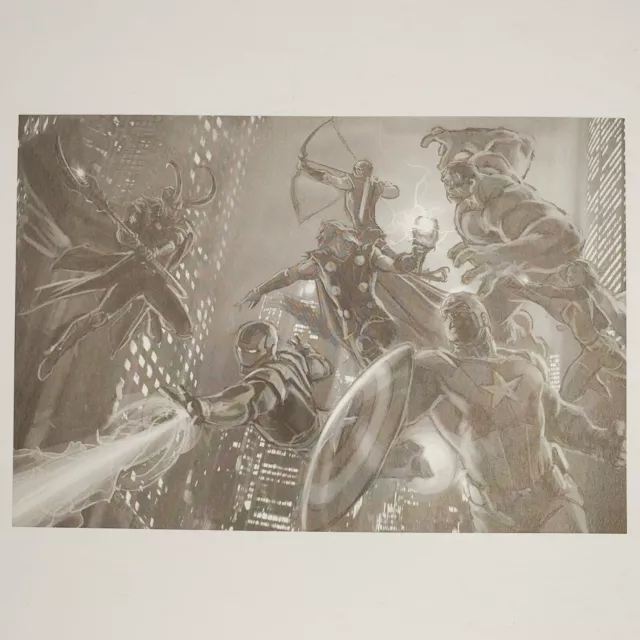 Marvel Avengers Postcard MCU Loki Captain America Black Widow Iron Man Thor