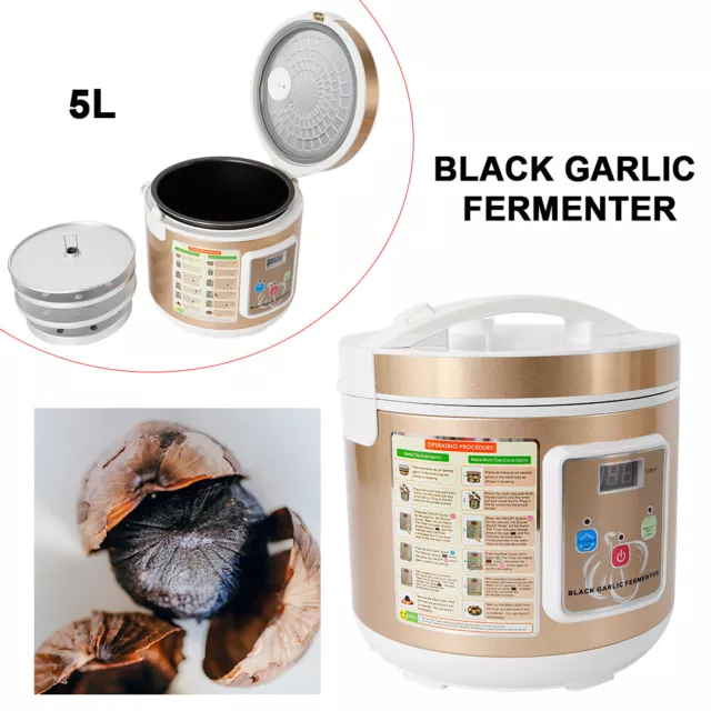 5 L Automatique Noir ail Fermenteur Nettoyage Facile Smart Fresh Garlic Cooker 2