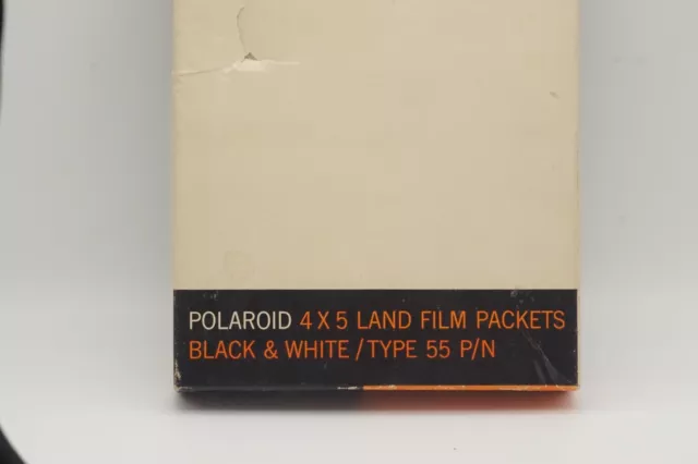 Polaroid 4x5 Land Film Black & White Type 55 Expired qty5