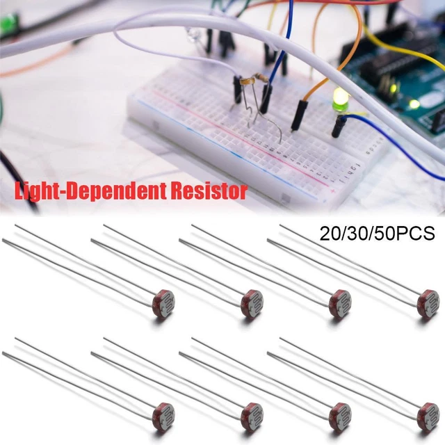 Stabile 5 mm LDR CDS Arduino GL5516 fotoresistore sensore resistenza dipendente dalla luce