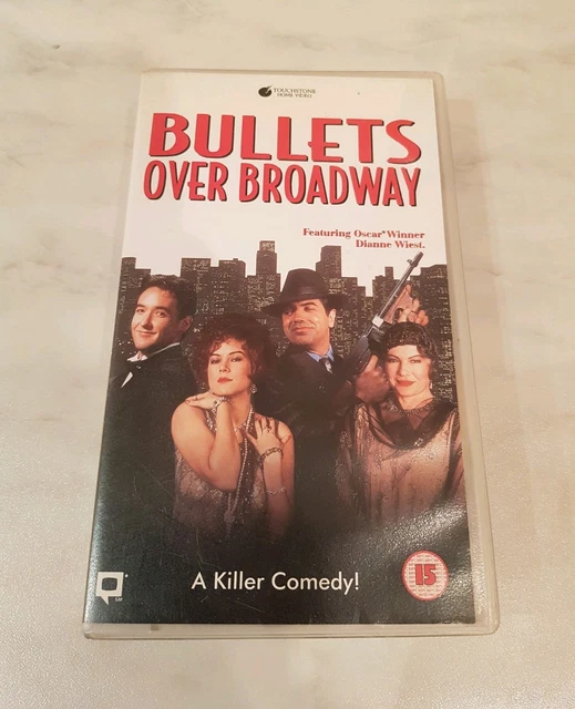 BULLETS OVER BROADWAY Vhs Pal Video Tape Woody Allen John Cusack Dianne