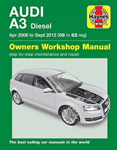 Audi A3 Diesel (Apr 08 - Sept 12) Haynes Repair Manual-Anon