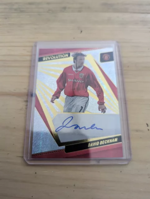 2022-23 Panini Revolution VBA Auto David Beckham Manchester United