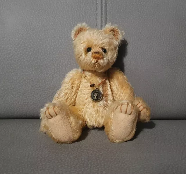 Charlie Bears Tatty teddy bear, Isabelle Minimo Collection- golden mohair