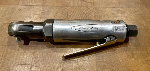 Blue Point by Snap-on AT202 1/4" Mini Drive Air Ratchet Wrench USED