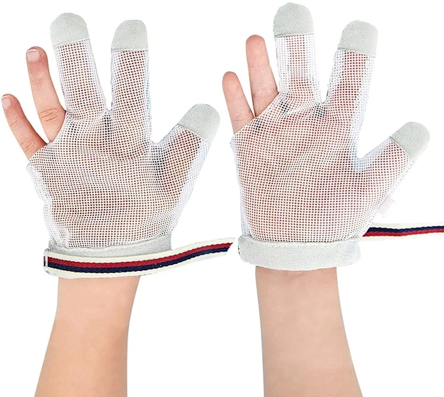 Parada de succión de pulgar lesnhome para niños, cómoda y transpirable chuparse el pulgar