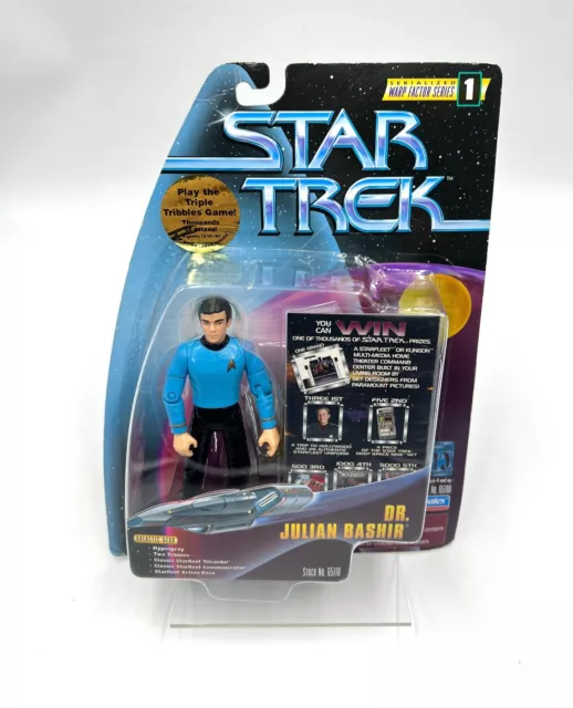 Star Trek DS9 Dr. JULIAN BASHIR Warp Factor Series Tribbles Black Variant MOC