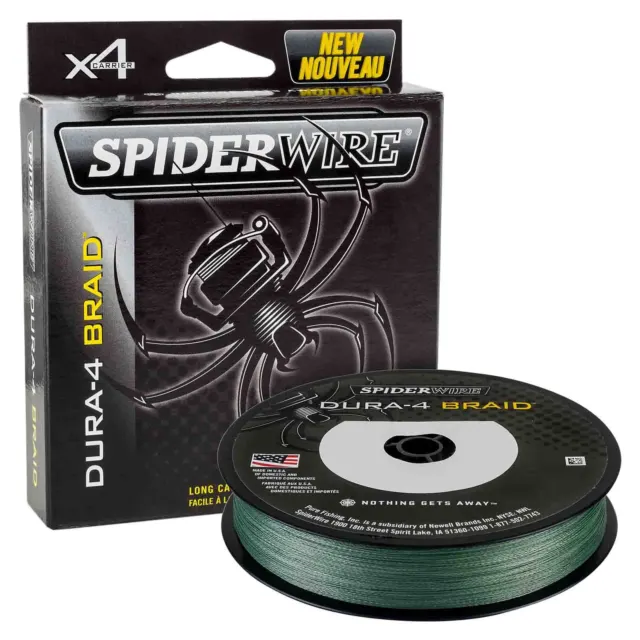 Spiderwire New Dura 4 Carrier Braid 300m Moss Green Braid Fishing Line