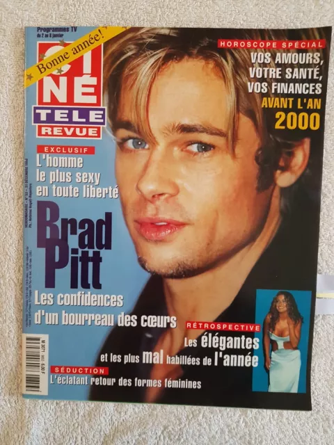 Cine Revue N°53 1998 Brad Pitt Grace De Capitani Toto T.power Bd Les Zappeurs