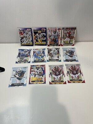 Lot Of 12 2021 Panini NFL Score Football Rookie Cards Zach Wilson Chase