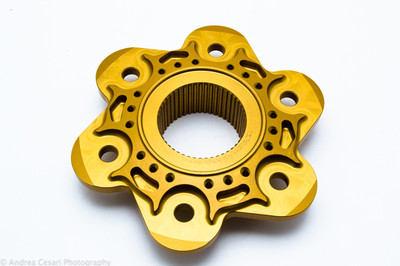 Carrier EVOTECH FLANGE PORTA CORONA DUCATI MONSTER 1200 SPROCKET CARRIER ORO GOLD 