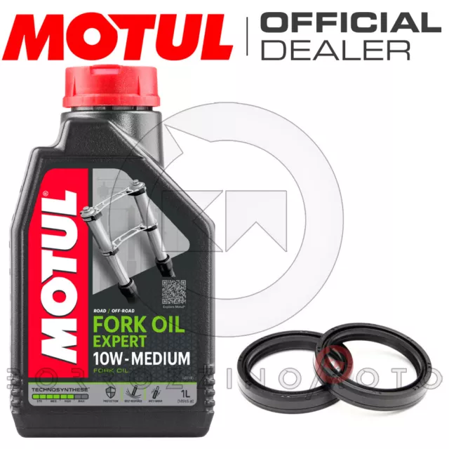 Kit 1L Motul 10W Paraoli Forcella 33 X 46 X 10,5 Tc4 Honda Cm A 400 78-81