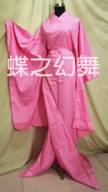 Japanese Traditional Womens Cotton Kimono Long Furisode Kimono Juban Costume 2