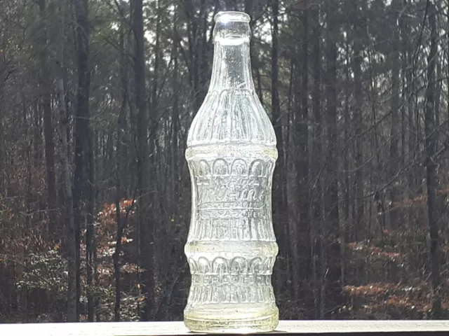 Antique TRY-ME Beverages NORTHPORT Alabama AL Embossed SODA BOTTLE 1924 PAT DATE