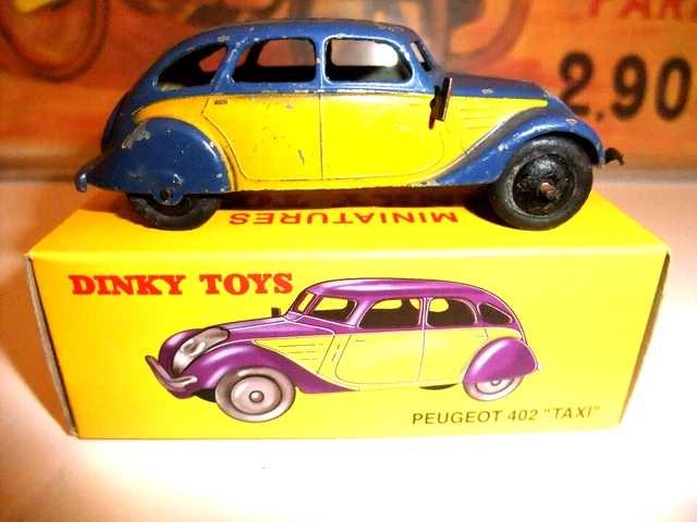 Rarissime  Dinky  Toys    Fr  Avant  Guerre   Ref   24   L   402   Taxi     1940