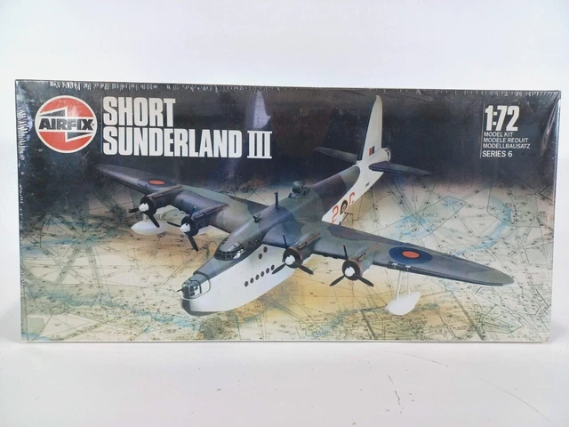 Airfix Short Sunderland III Series 6 Sea Plane 1:72 06001 Model Kit Sealed New
