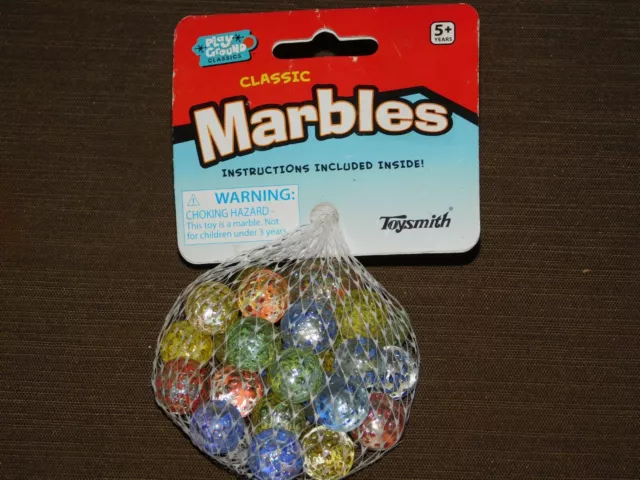 Toy Game Toysmith 2011 Classic Marbles New Unopened