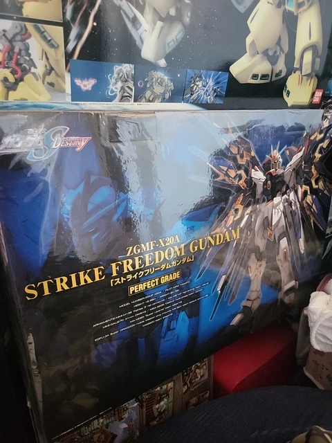 BANDAI ZGMF-X20A STRIKE FREEDOM GUNDAM PERFECT GRADE Model Kit 1/60 ...