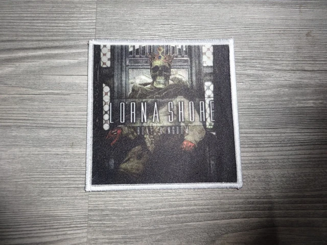 thumbnail image 2 of Lorna Shore Patch – American Deathcore Blackened Death Symphonic Metal Band Logo – Embroidered Sew-On 2 of 3