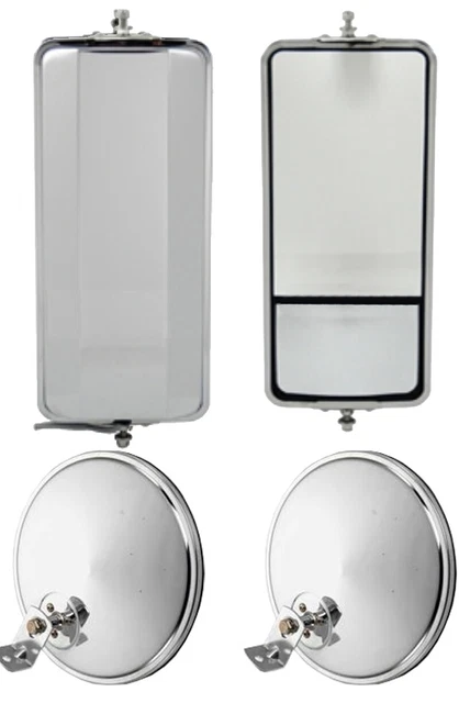 Universal West Coast Heated Mirror w/ Convex & 8.5" Offset Convex Truck Mirrors