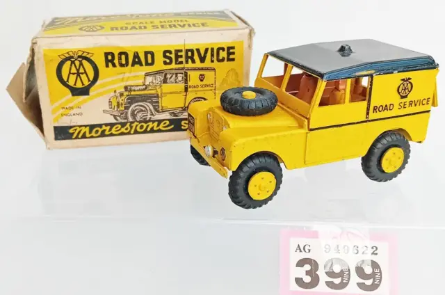 #399 Morestone Series large (108mm) AA Road Service Land Rover with Original Box