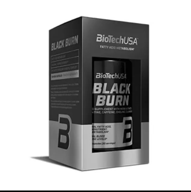 Black Burn 90 Capsule Biotech Usa Termogenico Brucia Grassi Biotech