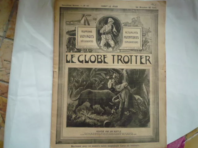 Le Globe Trotter N°69 28 Mai 1903 Le Bufle Les Chauffeurs Congolais L'himalaya