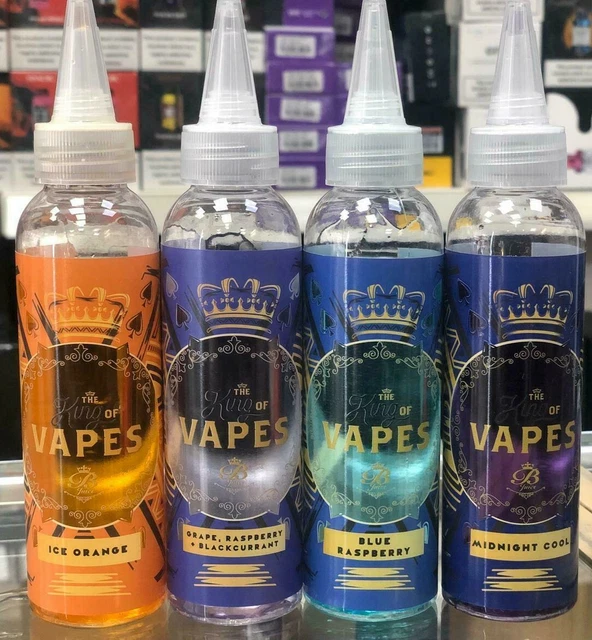 THE KING OF Vapes 100ML 0MG E-Liquid Cloud Chasing Vape BEST Flavours £8.99 
