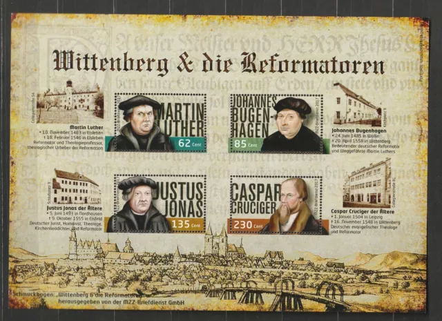 "Wittenberg & die Reformation"  Privatpost der MZZ-Briefdienst GmbH    228
