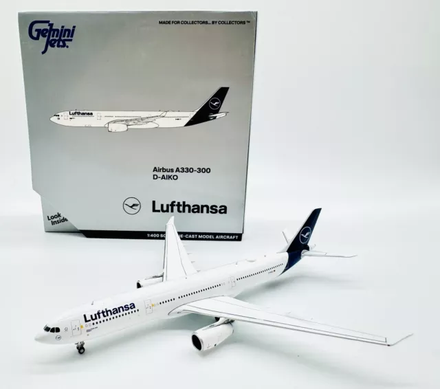 Gemini Jets wie Herpa Wings 1:400 Lufthansa A330-300 D-AIKO