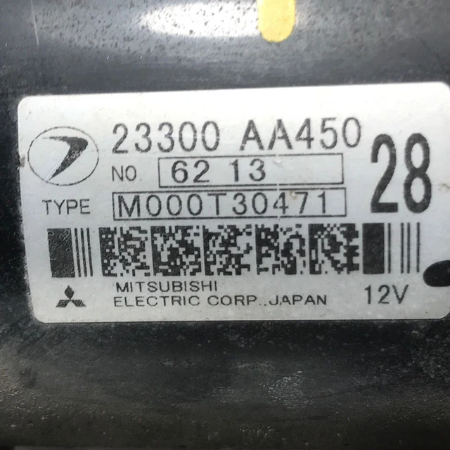 Démarreur Moteur Pour Subaru Forester, Impreza, Legacy... - 1.4KW 12V - Neuf Garantie 1 An