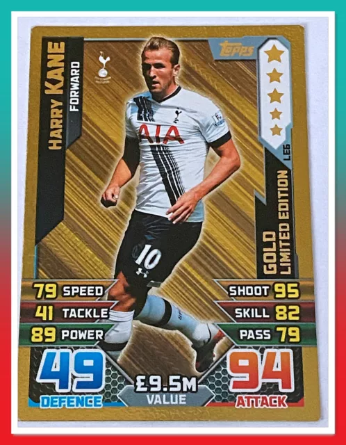 15/16 Topps Match Attax Premier League Trading Cards -100 Club & Limited Edition