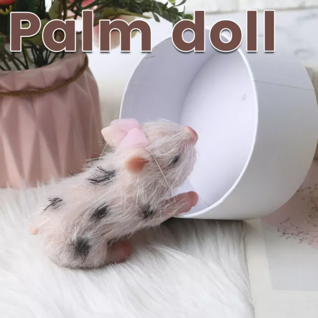 Silicone Pig Doll High Simulation Mini Silicone Piglet BPA-free Realistic·-