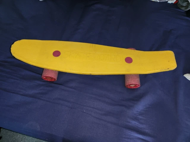 Skateboard Vintage Rollet - Années 80 - Fabriqué En France - Noir
