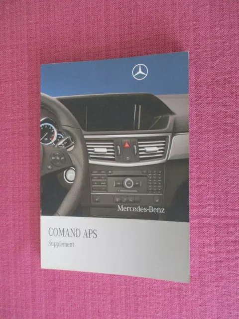 (2009) Mercedes-Benz Comand Navigation Sat Nav Handbook Class B C E S Sl Sl