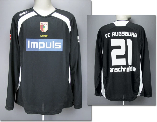 match worn shirt Spielertrikot FC Augsburg 2007/08 Roland Benschneider Fussball