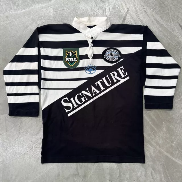 Western Suburbs Magpies Home 1997/98 Classic Brand Jersey NRL ARL Rugby League