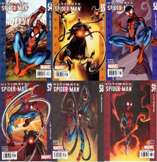 ULTIMATE SPIDERMAN (2000) 54-59  "Hollywood"   Bendis Bagley classic