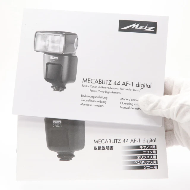 Excellent Metz MECABLITZ 44AF-1 Digital Flash for Pentax JAPAN 16
