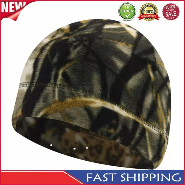 5Pcs Fleece Beanie Hat Fashion Fleece Sports Hat Thermal for Men Women (Camoufla