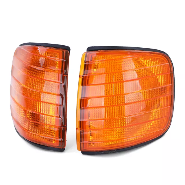 Blinker Orange Paar Links Rechts für Mercedes S Klasse W126 79-91 2