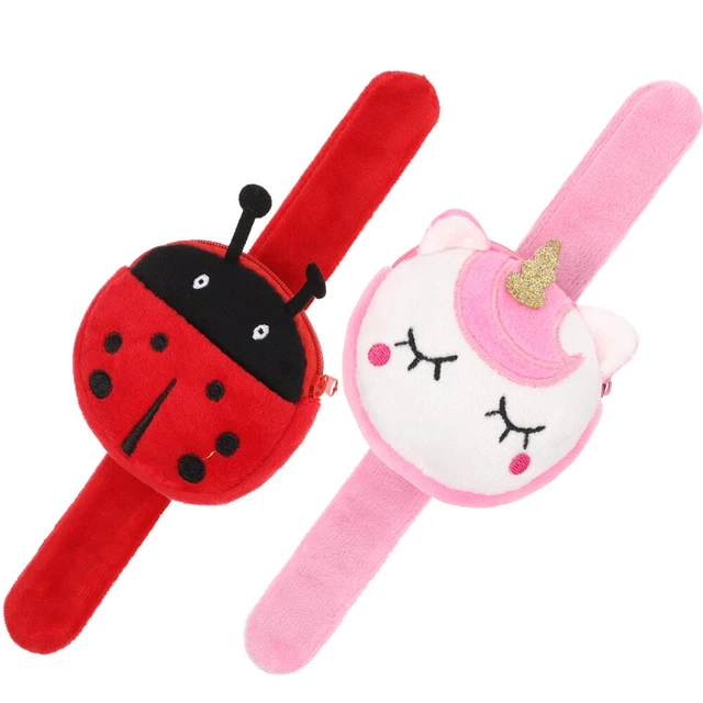 2 Pcs Geldbeutel Armband Geldbörse Aus Pappa-Ring Kinderspielzeug Marienkäfer
